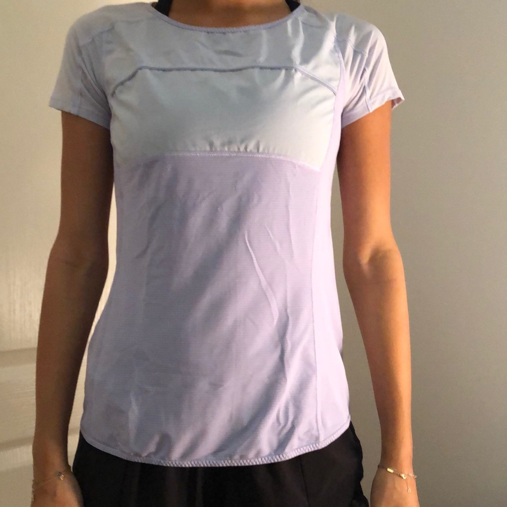 Lululemon lilac workout top